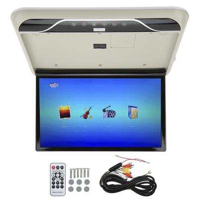19palcový LCD monitor na střechu auta, výklopný, 1080P, 16 barev, dotykové ovládání, ambientní osvětlení, USB