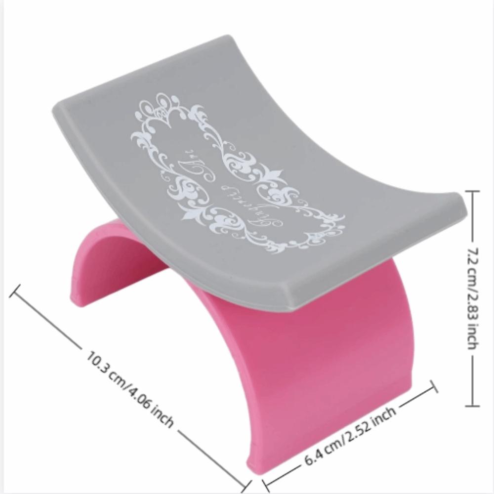 Weiche Silikon-Maniküre-Handauflage Rosa oder Schwarz Nagelkunst-Auflage Nagelkunst-Zubehör