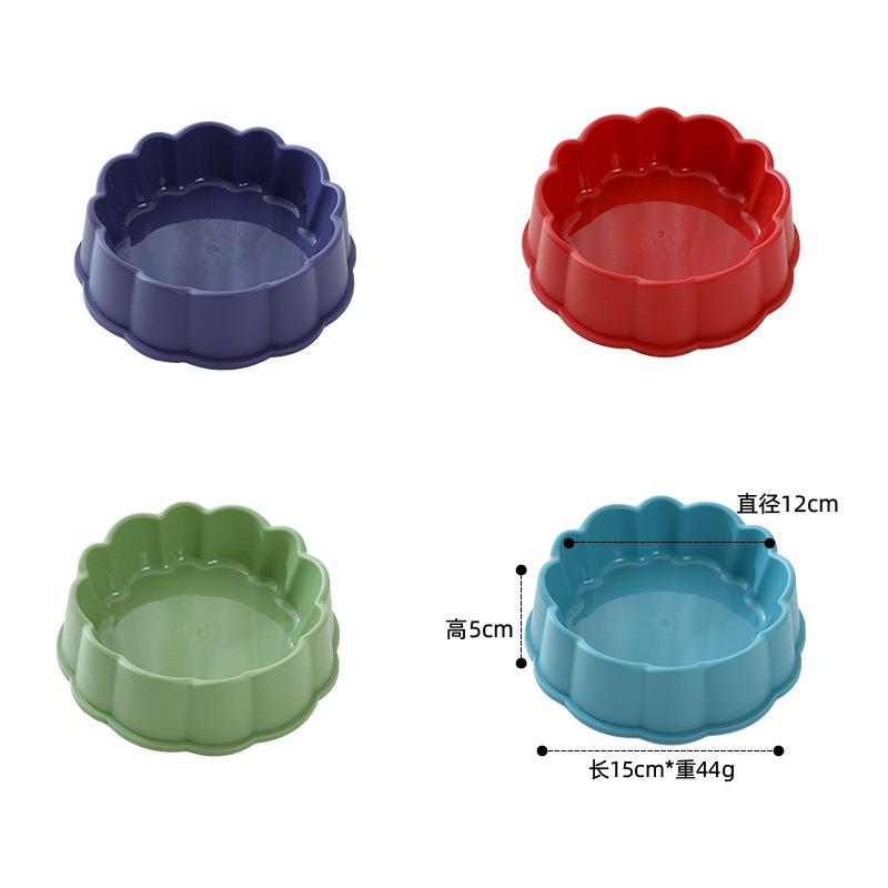 

Pippi Amoy Матовое кружево Миска для питомца одинарная, Миска для питомца в форме лепестка Миска для собаки Миска для еды Кормушка