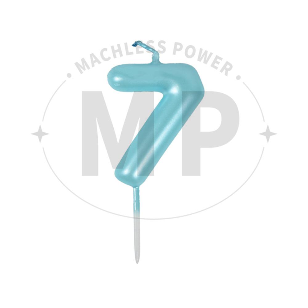 

1 шт. 0-9 Металлический перламутровый цвет Цифровые свечи Синий/Розовый Номер Украшение для торта на день рождения Топпер для торта Вечеринка Домашнее украшение