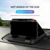 Carbon Fiber Finish Phone Mount Bracket Anti-Slip Pad Smartphone Car Mount  Car Accessories