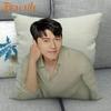 Custom Crash Landing On You Hyun Bin KPOP Pillowcase 45X45cm Wedding Decorative Eco-Friendly Cotton Linen Fabric Pillow Case