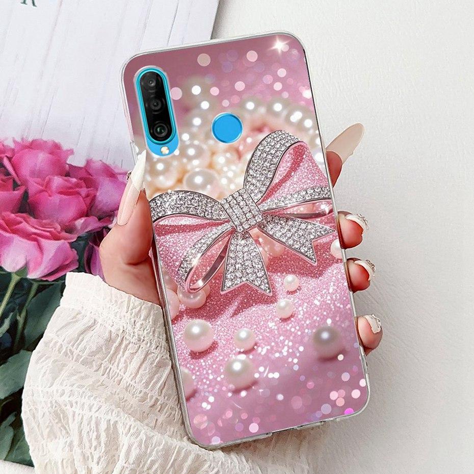 Cute Painting Phone Case For Huawei P30 Lite / P30 Pro / P30 Soft Silicone TPU Back Cover Cases For Huawei P30Lite P 30 P30Pro