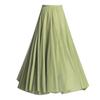 Korean High-Waist Mid-Length Tulle A-Line Skirt - Spring/Summer Pleated Mesh Design