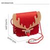 Non-woven Fabric DIY Christmas Bag Toy Creative Portable Elk Shoulder Bag  Christmas Gift