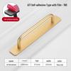 Surface-Mounted No-Drill Handle for Doors, Windows, and Cabinets