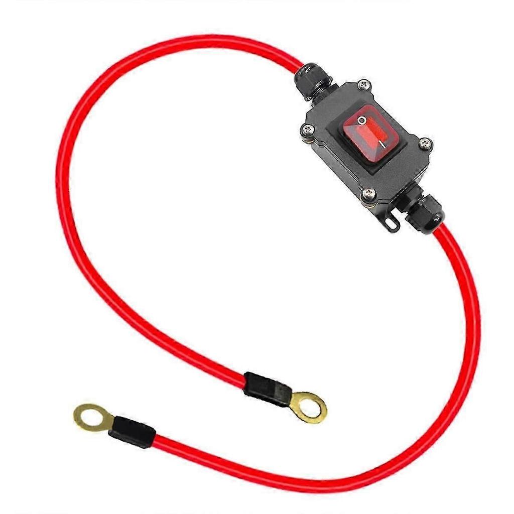 Interruptor de Cable en Línea DC12V Interruptor de Cableado Doble Lado DPST DC12-24V 25A IP67 con Conexión Rápida Encendido/Apagado/D