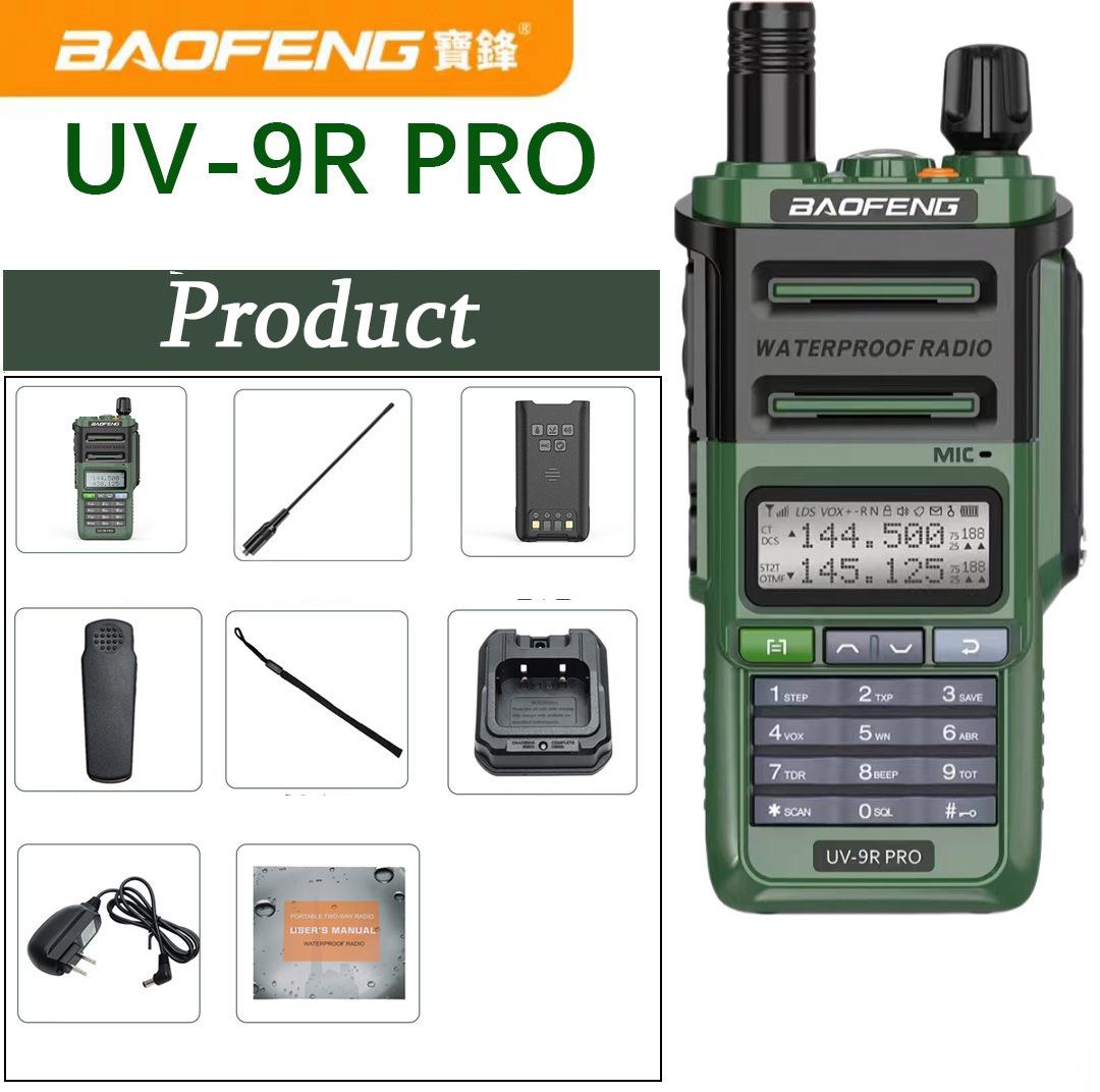 Baofeng UV-9R PRO Vysielačka Dlhý dosah IP68 Vodotesná vhf a uhf Vysoko výkonné rádiá Vylepšené z UV9R Obojsmerné rádiá
