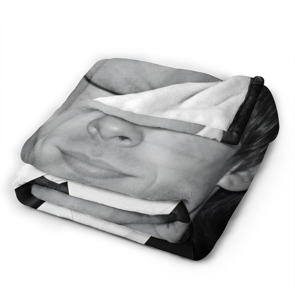 Coperte Damon Salvatore Coperta in Flanella da Campeggio per Esterno Calda Morbida Qualità Personalizzata Copriletto Regalo