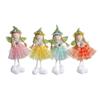 Easter Long Legs Flower Fairy Angel Elf Rabbit Dolls Home Hanging Ornaments Spring Easter Party Supplies Kids Birthday Gift