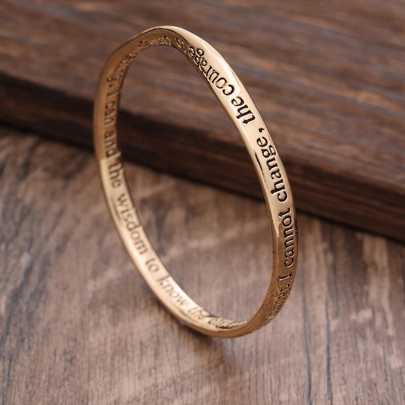 

Английский знаменитый цитатник, браслет-манжета, ретро Мёбиус, высококлассный, мужской и женский, универсальный браслет