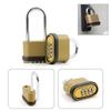 Stylish Zinc Alloy Heavy Duty Padlock 4-Digit With Password Combination Lock Waterproof Combo Locks Dorm