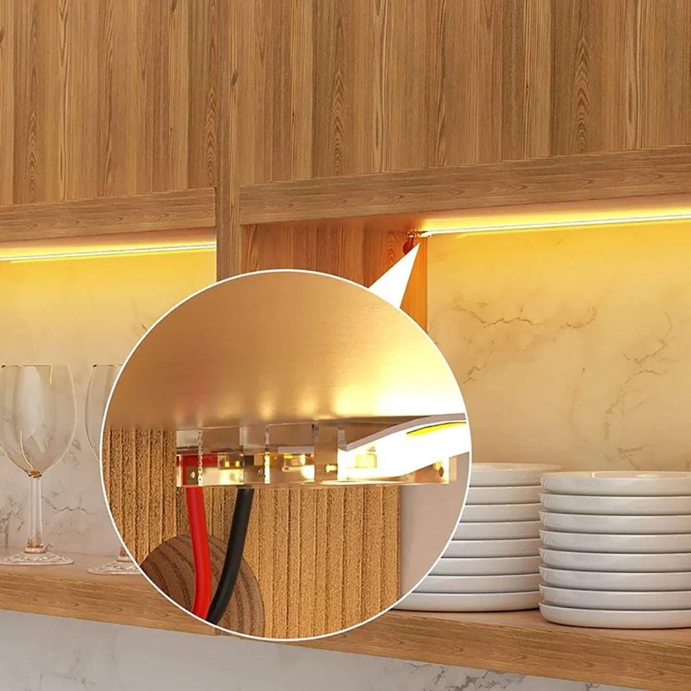 5Pcs/Set 2/3 Pin COB LED Wire Connector Strip to Wire 8/10mm Pin Connector Mini Buckle Single Head LED Strip Connectors