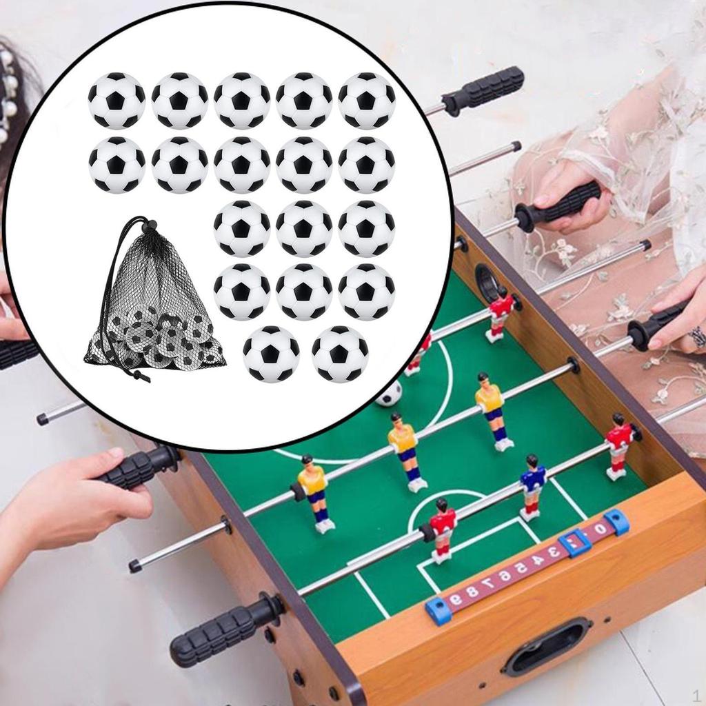 Fotbollsbord Bollar för Officiellt Bordsspel Dekor Dekorationer Litet Tillbehör Ersättning Bord