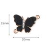 Legierung Doppelt Hängend Tropföl Schmetterling Anhänger Diy Halskette Ohrringe Ohrringe Herstellungsmaterial Schmetterling Anhänger Zubehör
