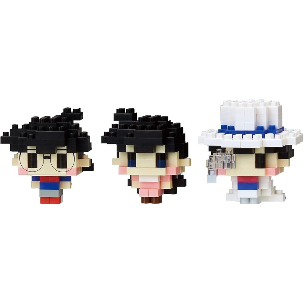 Kawada Nanoblock Mini Nano Detective Conan NBMC_03S 1 Box of 6 Pieces, All 6 Types