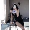 Sexy Lingerie Original Nun Uniform Sexy Small Breasts Backless Temptation High Split Ends Cosplay Nun Uniform Suit