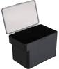 Yamazaki Tower Airtight Pet Food Storage Container, 3.5kg Capacity, with Measuring Cup, Black, Approx. W30 x D19.7 x H19.2cm (Lid Open: Approx. H37.5c