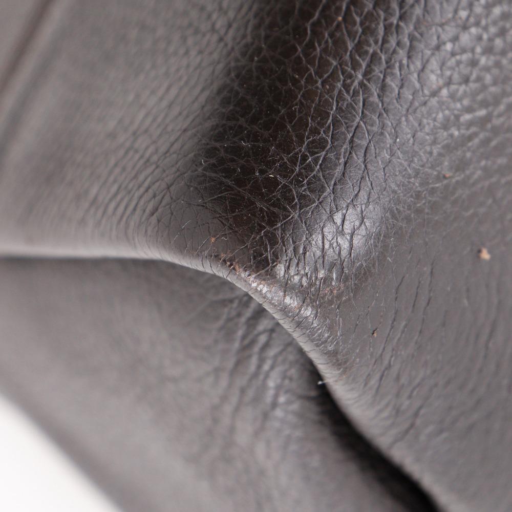 BVLGARI Bvlgari Bvlgari Twist Tote Bag Brown Brown Calfskin Women Used