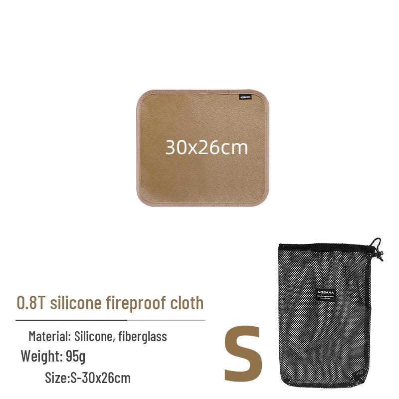 Fireproof Heat-Resistant Silicone Fiberglass BBQ Blanket