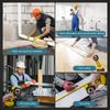 21V 19000rpm Brushless Angle Grinder with 2 Batteries, Portable Cordless Cutting Polishing Grinder, 7 Pcs Sanding