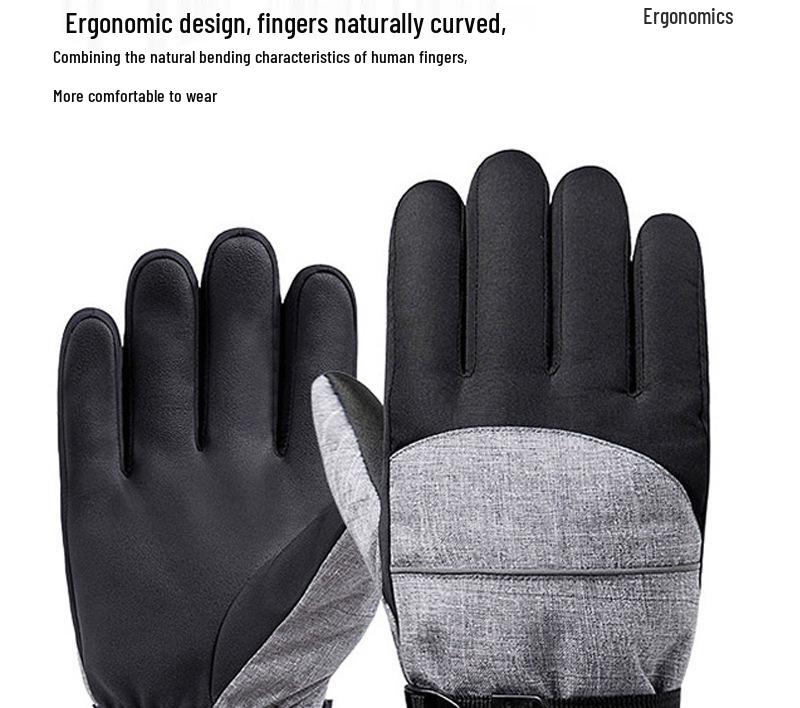 Waterproof Heated Touchscreen Gloves for Outdoor Activities