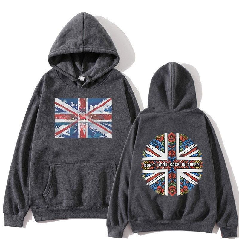 Graphic Hoodies British Rock Band Vintage Hooded Sweatshirts Men's Women Hip Hop Fashion Long Sleeves Oversized Pullover