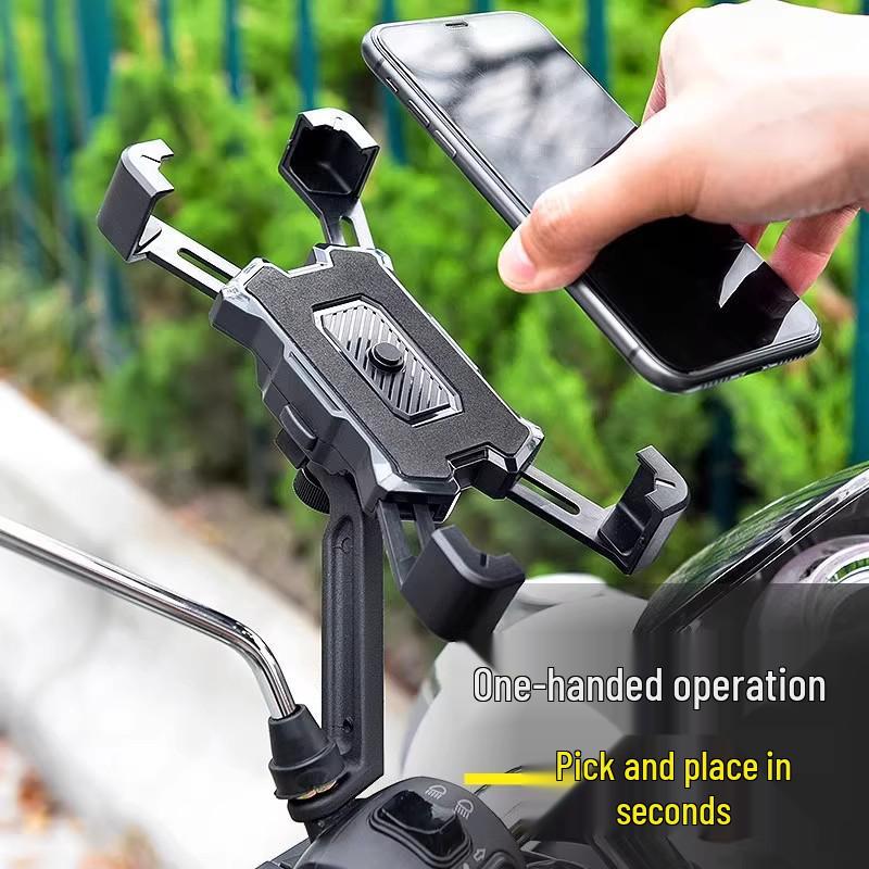 2026 Electric Vehicle & Bicycle Navigation Phone Mount for Food Delivery Riders