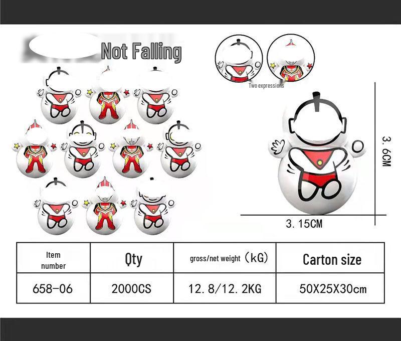 

Миниатюрная фигурка в стиле TikTok, космонавт-неваляшка, тигр, синий, настольное украшение, игрушка, сюрприз-бокс