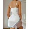 European and American Fashion Pure Desire Sexy Embroidered Mesh Patchwork Nightdress Set Women Sexy Mesh Skirt