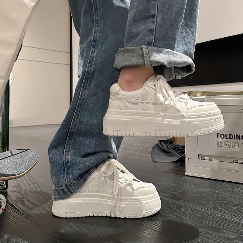Platform white shoes women's new height increase summer breathable women's shoes casual shoes sports shoes women's shoes children