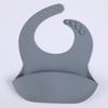 1pc Waterproof Bibs Baby Silicone Bibs Burp Cloths Adjustable Feeding Apron