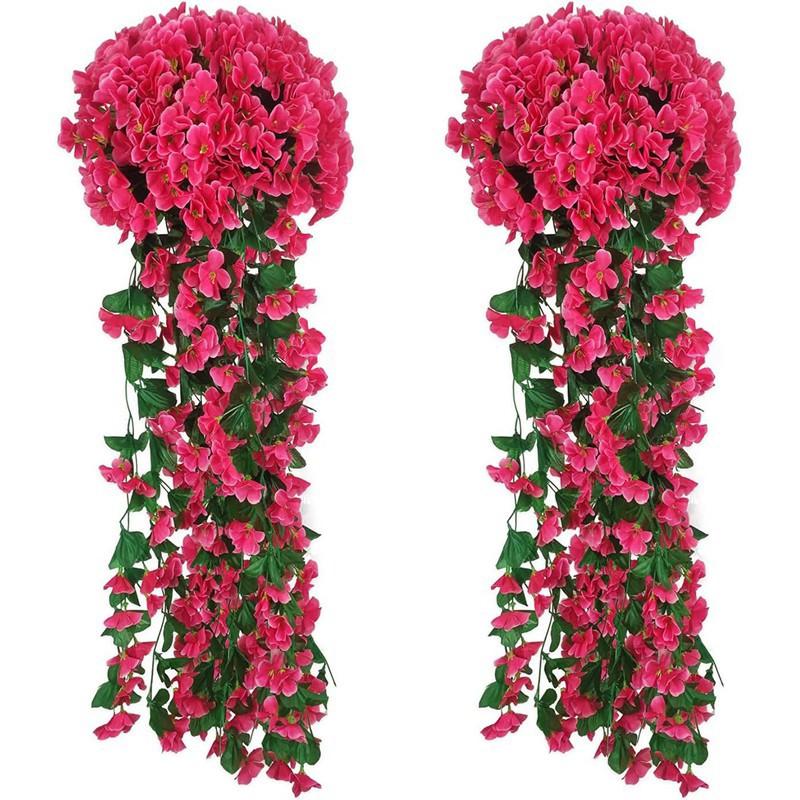 Artificial Flowers Long Vine Roses Home Decoration Wedding Outdoor Garden Arch Wall Scene Decoration Festival Celebration Plants
