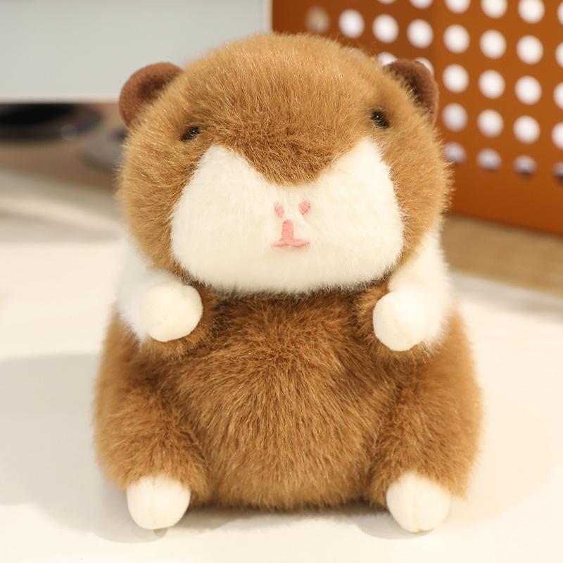 Cute Sitting Animals Red Panda Capybara Bunny Elephant Cat Soft Plush Dolls Stuffed Capybara Pig Plushie Holiday Toys Gifts