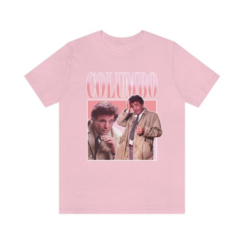 Columbo Fan Retro 90s Vintage Bootleg Rap Meme Holiday Fashion Valentines Day Printed TShirt Tops Gift Summer Shortsleev