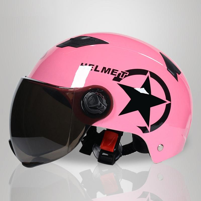 Elektrische Motor Auto Helm Roller Fahrrad Open Face Halbe Baseball Kappe Anti-UV Sicherheit Schutzhelm Fahrrad Helm Einstellbar