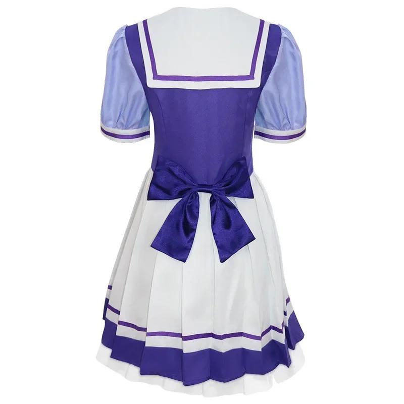 Cosplay Disfraz Anime Uma Musume Pretty Derby Uniforme Escolar Toukai Teiou Gold Ship Special Week Cosplay Lolita Vestido Marinero