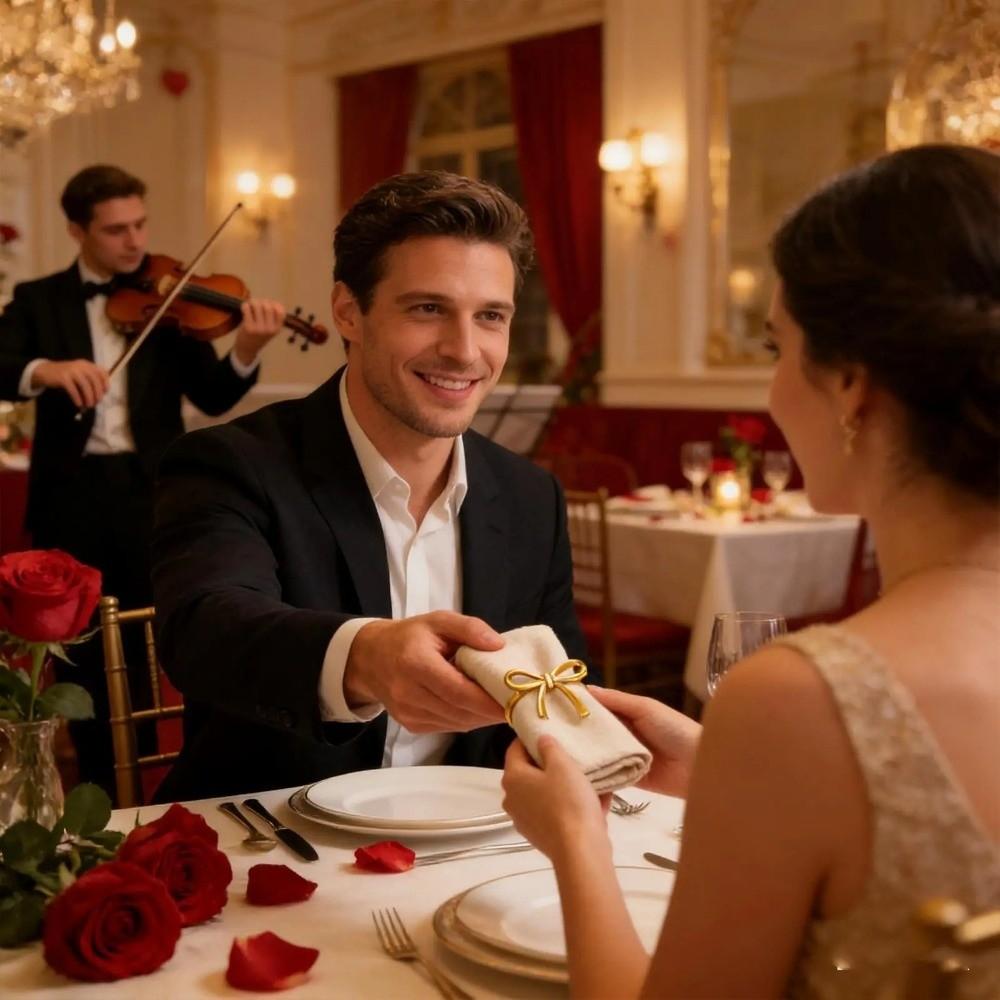 6 Pcs Decorative Napkin Buckle Gold / Silver Serviette Ring Bow Napkin Ring  Western Restaurant