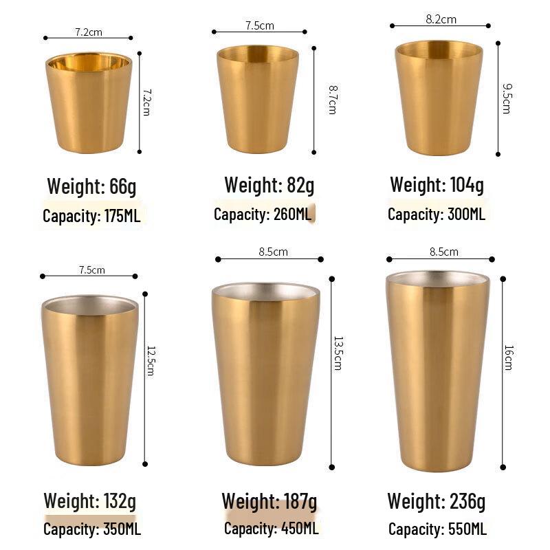 Fog Beauty Collection Nerezový pohár na nápoje 304