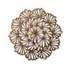 PVC Hot Golden Anti-hot Table Mats, Bowl Mats, European Simple Dining Table Heat Insulation Mats, High-end Western Dining Mat