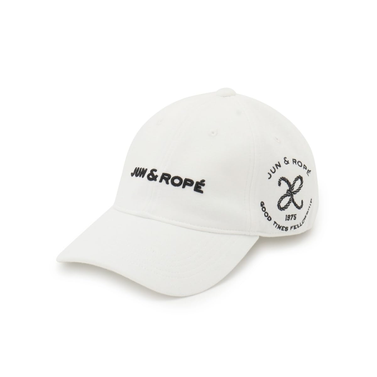 

Cap Rope Emblem Embroidery Cap ERU34000 White [June Andrope] Women s (10)