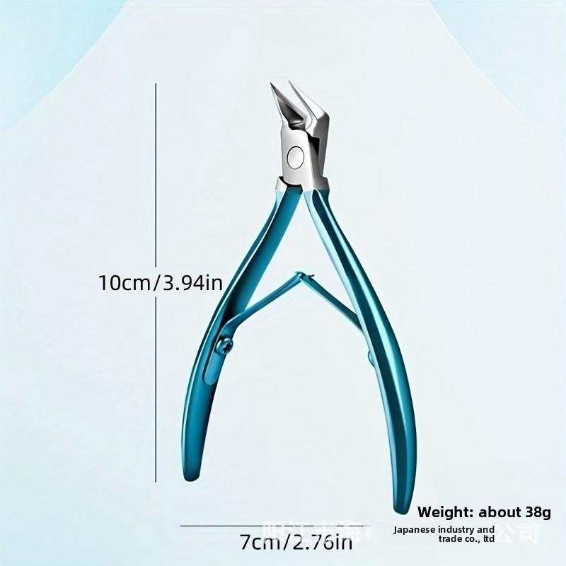 

Универсальные кусачки из нержавеющей стали с острым кончиком для удаления омертвевшей кожи в бороздке ногтя на пальце ноги синий
