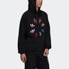 Adidas Originals Adicolor Shattered Trefoil Pullover Hoodie, Men's Streetwear Sweatshirt Black Multicolor H37732