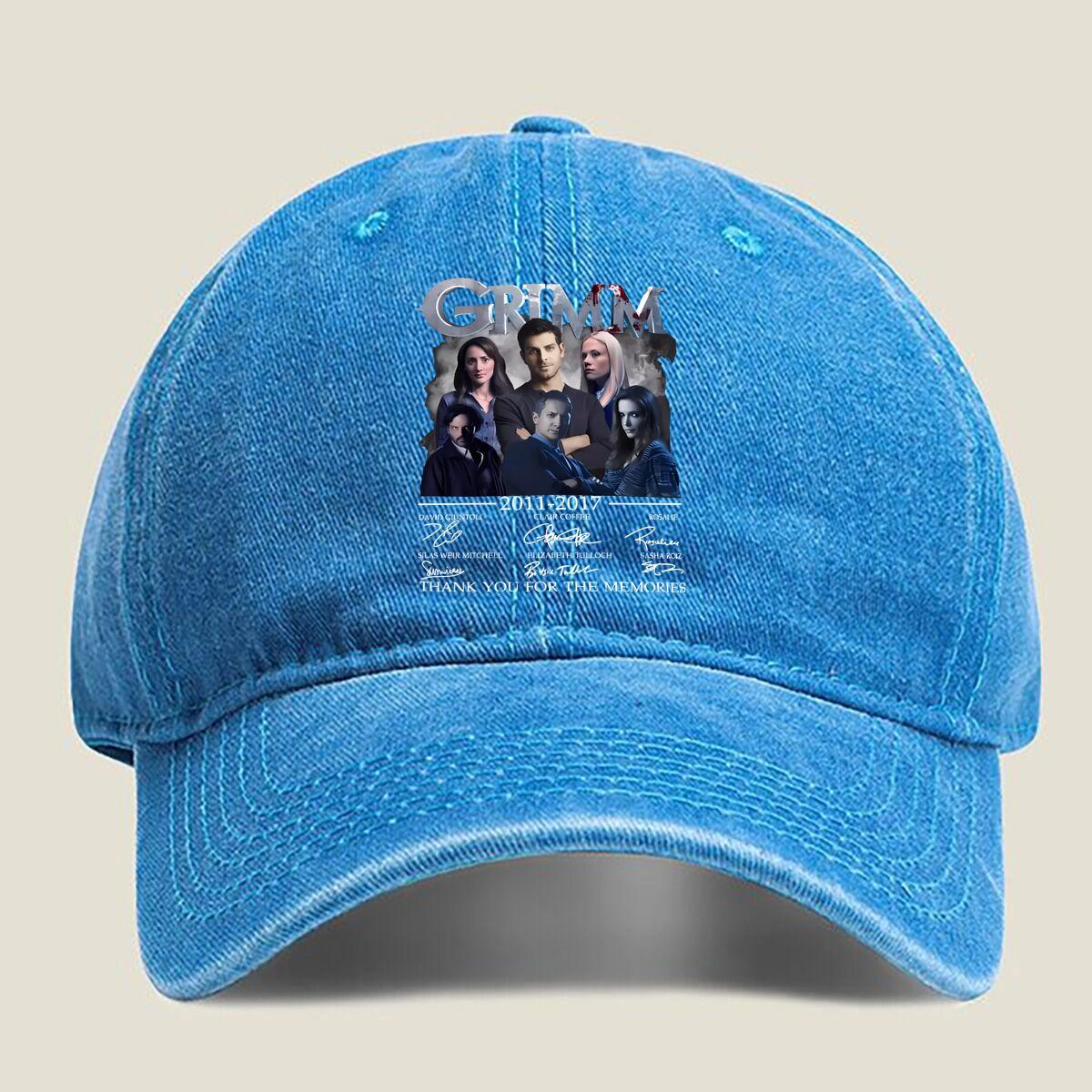 

Grimm TV Show Fan Art Fashion Washed Baseball Cap Hat Outdoor Activities One Size озеро синього кольору