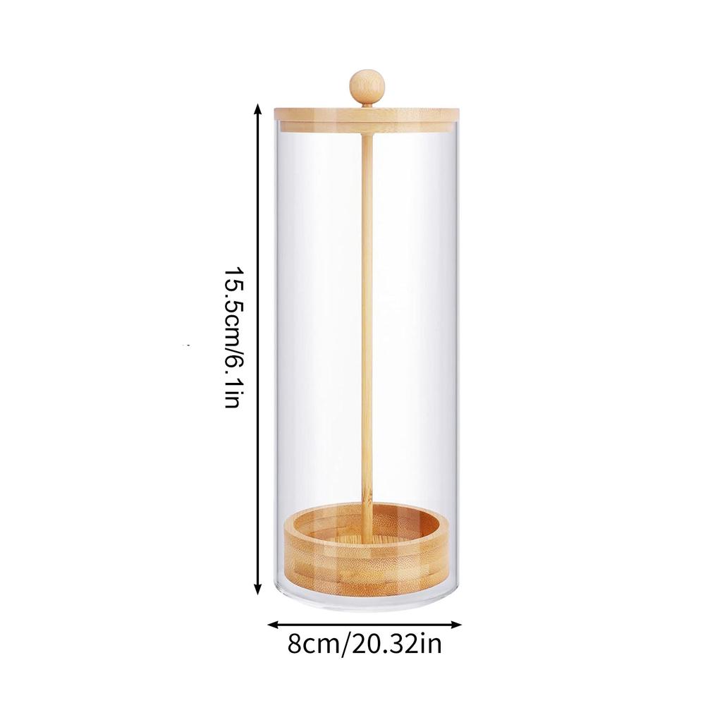 Halter für Holzstrohhalme Einfach Transparent Mehrzweck Theken-Strohhalm-Organizer Spender für Zuhause