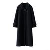 Women's Mid-Length Double-Sided Cashmere Coat: 100% Wool, Loose, Thickened for Autumn and Winter.