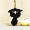 Adorable Plush Cat Keychain Cute Soft Stuffed Animal Bag Charm For Couples In Multiple Colors
