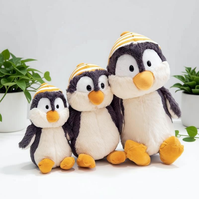 Cute A Wolf In Sheep'S Clothing Plush Toy Soft Penguin Husky Doll Kawaii Gorilla Wolf Stuffed Toy Children'S Birthday Gifts