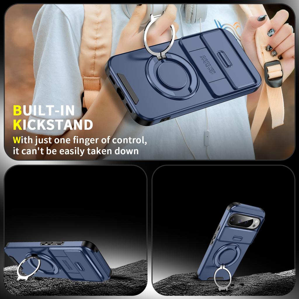 Protective with Kickstand Cover Case for Google Pixel 10 Pro XL Pixel10 9A 9 8A 8 7 Pro Pixel9 Bag Covers