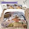 Pippi Longstocking Pattern Bedding Uilt Set Uilt Cover Pillowcase Home Decoration Birthday Gift (1 * Duvet Cover + 2 * Pillowcase Without Core)114